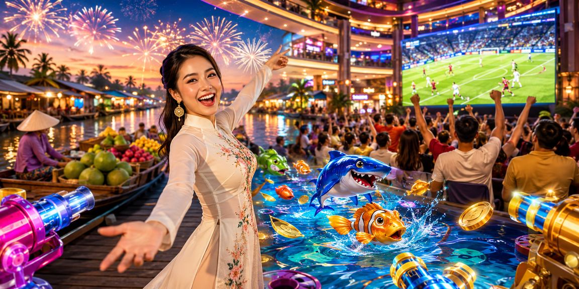 Lễ hội câu cá Mekong kết hợp trải nghiệm game và ưu đãi mùa hè tại vf5